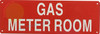SIGN Gas Meter Room