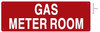 Gas Meter Room Sign