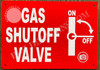 Gas shut off valve