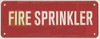 SIGN FIRE SPRINKLER