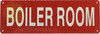 SIGNAGE BOILER ROOM