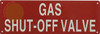 SIGN GAS SHUT-OFF VALVE