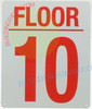 10 FLOOR SIGN