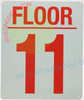 11 FLOOR SIGN