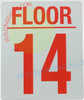 14 FLOOR SIGN