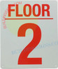 2 FLOOR SIGN