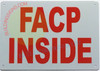 Signage FACP INSIDE