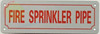 Signage FIRE SPRINKLER PIPE