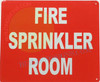 FIRE SPRINKLER ROOM SIGN