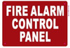 Sign FIRE ALARM CONTROL PANEL