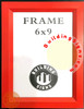 SIGN RED Elevator Inspection Certificate Frame (Heavy Duty - Aluminum)