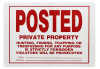 POSTED PRIVATE PROPERTY S