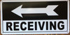 RECEIVING (LEFT ARROW) SIGNAGES