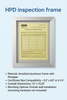 inspection Frame 6X9 (BLACK,Heavy Duty - Aluminum)