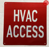 HVAC ACCESS SIGN