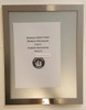 Elevator Notice FRAME (Lockable !!!, Silver, Heavy Duty, Aluminum)