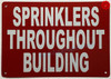 Sprinkler Throughout Building Signage