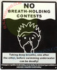 NO BREATH HOLDING CONTESTS NYC POOL
