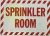 SPRINKLER ROOM Signage