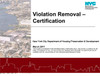 Violation removal and certification steps hpd nyc