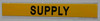 Pipe Marking- Supply Sign (Sticker Yellow)