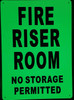 FIRE RISER ROOM  GLOW IN THE DARK