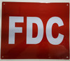 FDC SIGN FIRE DEPARTMENT CONNECTION SIGN (