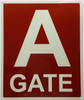 Gate A Signage