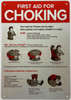 FIRST AID FOR CHOKING SIGN