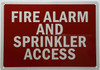 Fire Alarm And Sprinkler Access