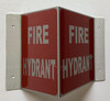 Corridor Fire hydrant sign-Fire hydrant Hallway sign -le couloir Line