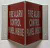 Corridor Fire alarm control panel inside -Fire alarm control panel inside Hallway  -le couloir Line