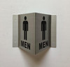 Corridor Men restroom Signage-Men restroom Hallway Signage -le couloir Line
