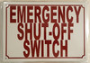 SIGN Emergency Shut-Off Switch