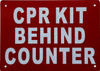 Signage  CPR KIT BEHIND COUNTER