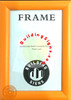 Orange Poster Frame 5x7 Inches, snap frame, Outdoor Poster Display Unit Sign
