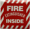 FIRE EXTINGUISHER INSIDE STICKER