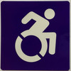 Cessible Icon - Color Sticker - Decal - Handicap Accessibility Symbol International Symbol of Access Decal Sticker Sign