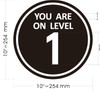 YOU ARE ON LEVEL 1 STICKER/DECAL Sign