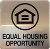 Signage  EQUAL HOUSING OPPORTUNITY SYMBOL