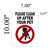 PLEASE CLEAN UP AFTER YOUR PET