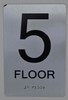 FLOOR NUMBER  Tactile Graphics Grade 2 Braille Text with raised letters