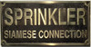 Signage  Cast Aluminum  - cast bronze color/cast brass color