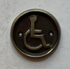 Signage  Wheelchair accessible symbol-CAST aluminum