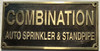 Cast Aluminum  - cast bronze color/cast brass color Signage