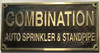 Cast Aluminum  - cast bronze color/cast brass color Sign