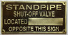 Signage  Cast Aluminum  - cast bronze color/cast brass color