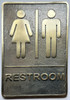 Cast Aluminium Restroom  Signage