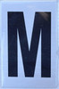 Apartment Number Sign  - Letter M