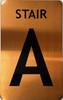 STAIR A  - STAIRWELL NUMBER  Sign